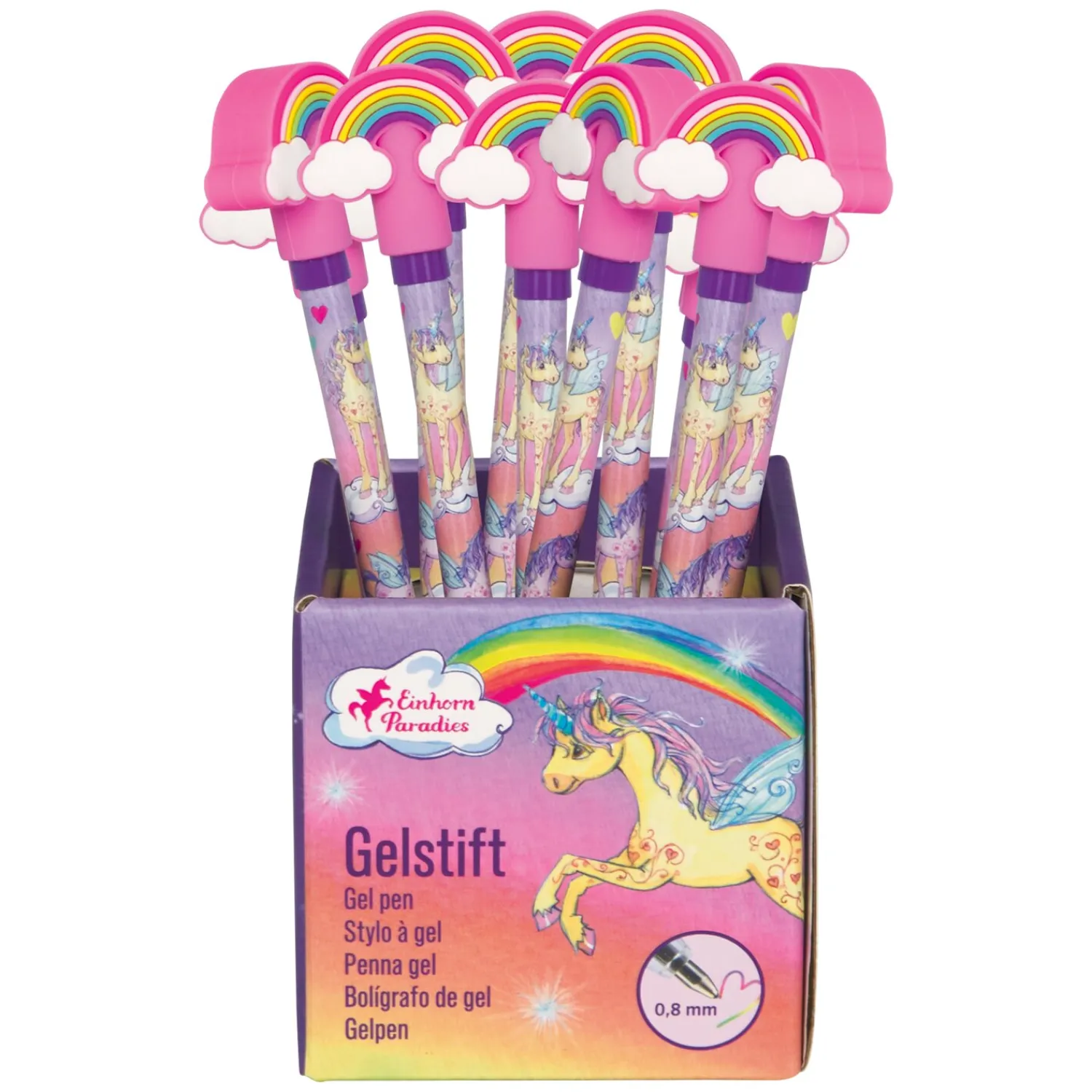 Loesdau Geschenke Für Reiter<DIE SPIEGELBURG Gelstift mit Regenbogenmuster Einhorn-Paradies