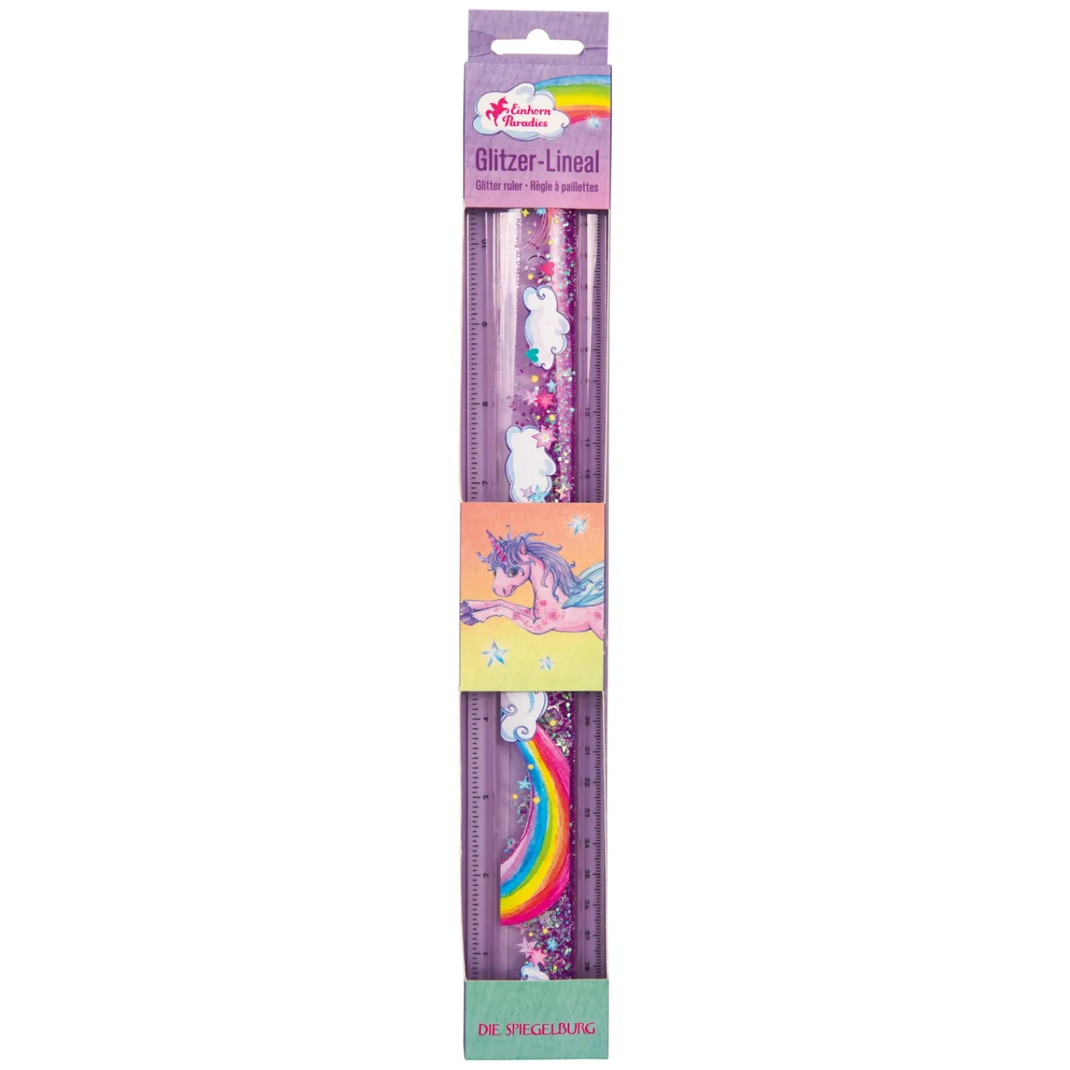 Loesdau Geschenke Für Reiter<DIE SPIEGELBURG Glitzer-Lineal Einhorn Paradies