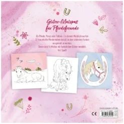 Loesdau Geschenke Für Reiter<DIE SPIEGELBURG Glitzer-Malblock Pferde FREUNDE
