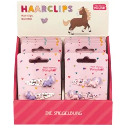 Loesdau Geschenke Für Reiter<DIE SPIEGELBURG Haarclips mit Herzchen Mein kleiner Ponyhof