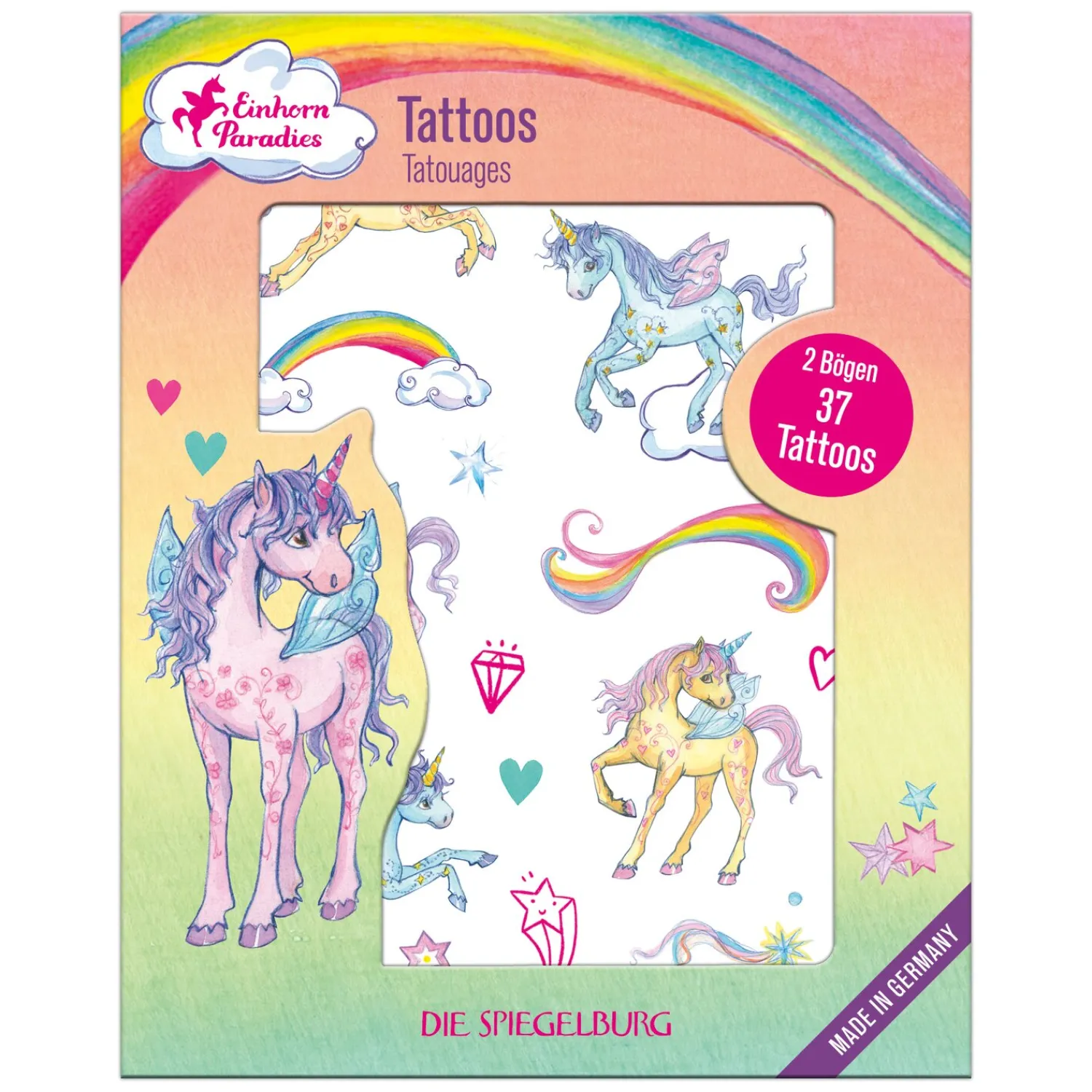 Loesdau Geschenke Für Reiter<DIE SPIEGELBURG Tattoos Einhorn Paradies