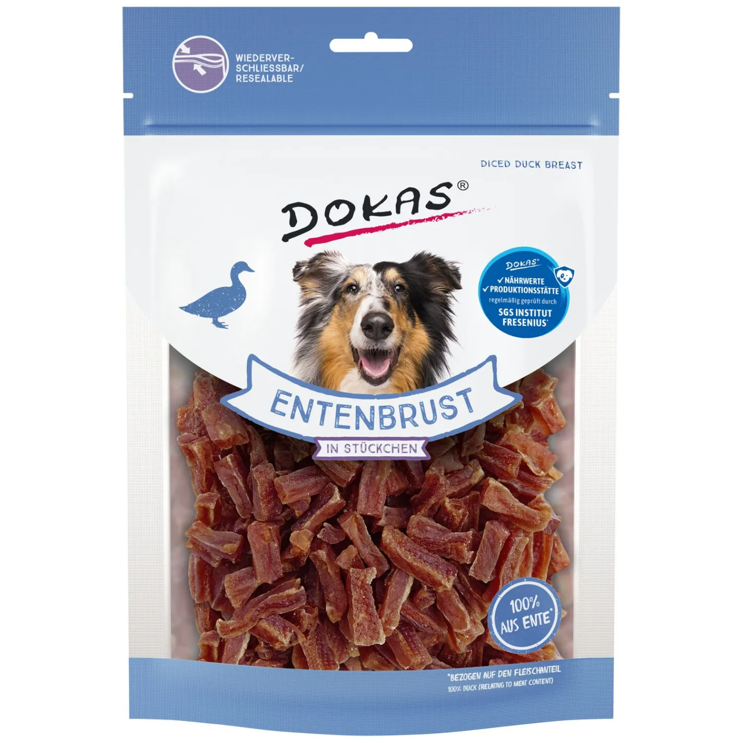 DOKAS Hundesnacks<Fleisch-Snack in Stückchen