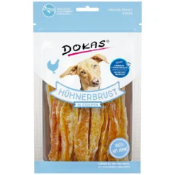 Loesdau Hundesnacks<DOKAS Fleisch-Snack in Streifen