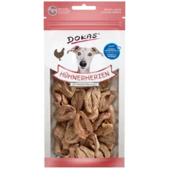 Loesdau Hundesnacks<DOKAS Hühnerherzen gefriergetrocknet