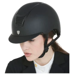 Loesdau Reithelme<EQUESTRO Reithelm Eclipse Plain Matt