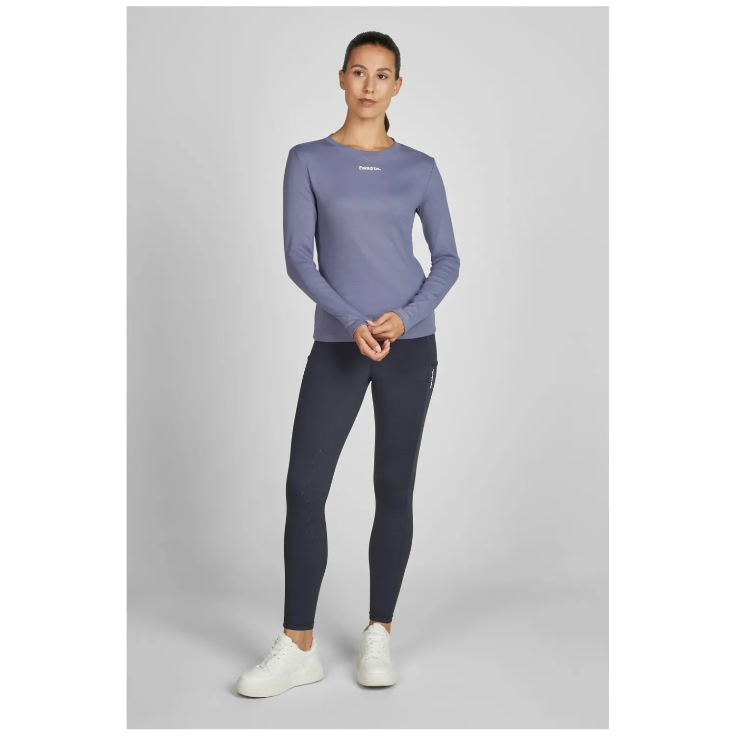 Damen ESKADRON Classic Sports Pullover & Hoodies<ongeeve Rib