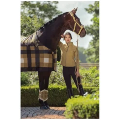 Loesdau Pferdedecken|Transportdecken<ESKADRON Heritage Abschwitzdecke Fleece Check