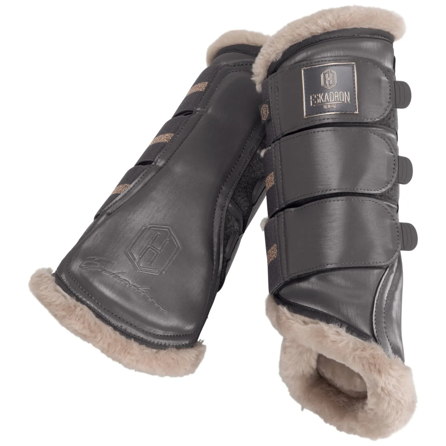 Loesdau Gamaschen<ESKADRON Heritage Gamaschen Glamslate FauxFur