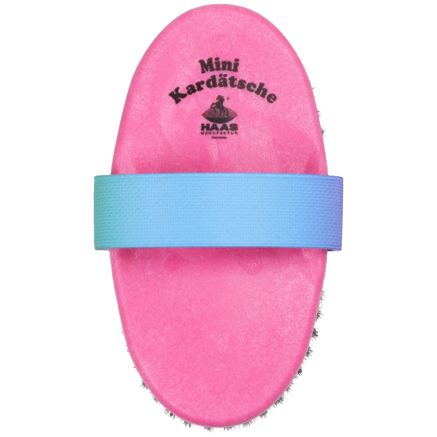 Loesdau Pferdeputzzeug<HAAS Mini-Kardätsche Regenbogen