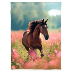 Loesdau Geschenke Für Reiter<HERDING Wellsoft Flauschdecke Pferd