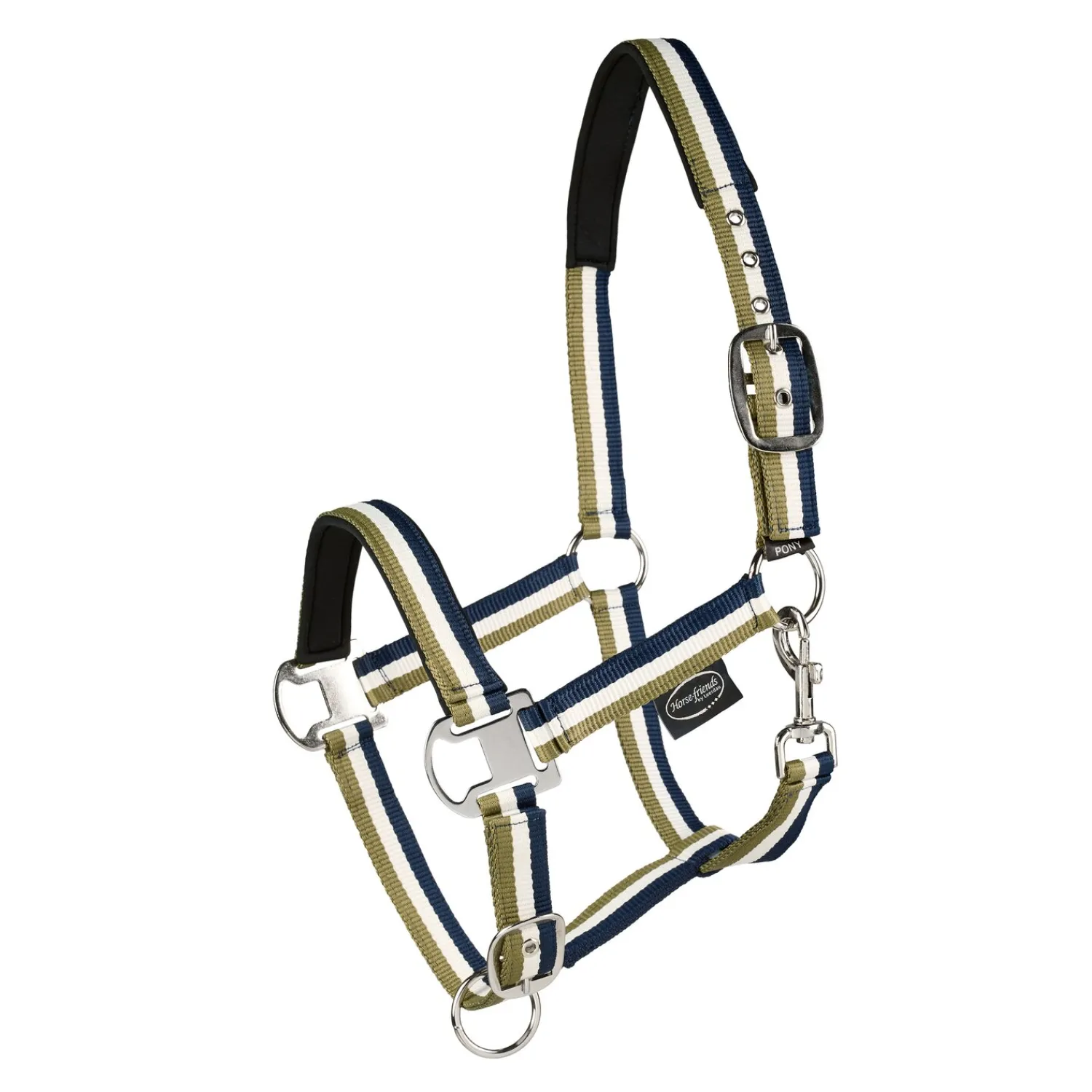 Horse-friends Halfter<Halfter Basic mehrfarbig