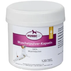 Loesdau Zusatzfutter<HUNDEfit by Muschelpulver-Kapseln pur für Hunde