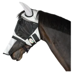 IRISh INNOVATION Fliegenmasken<IRISh INNOVATIOON Fliegenmaske 2 in 1 mit UV-Nasenteil,