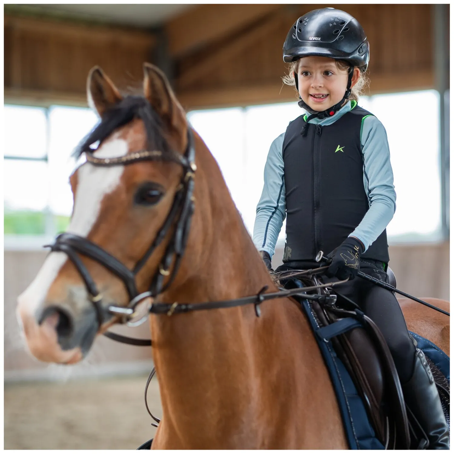 KOMPERDELL Geschenke Für Reiter|Sicherheitswesten<Rückenprotektor BALLISTIC FLEX FIT PRO - JUNIOR