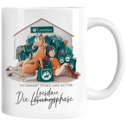 Loesdau Geschenke Für Reiter<by mrs. RIDE Keramiktasse