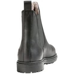 Loesdau Reitstiefeletten|Winterreitstiefel & -Schuhe<Fettleder-Jodhpurstiefel mit Lammfell