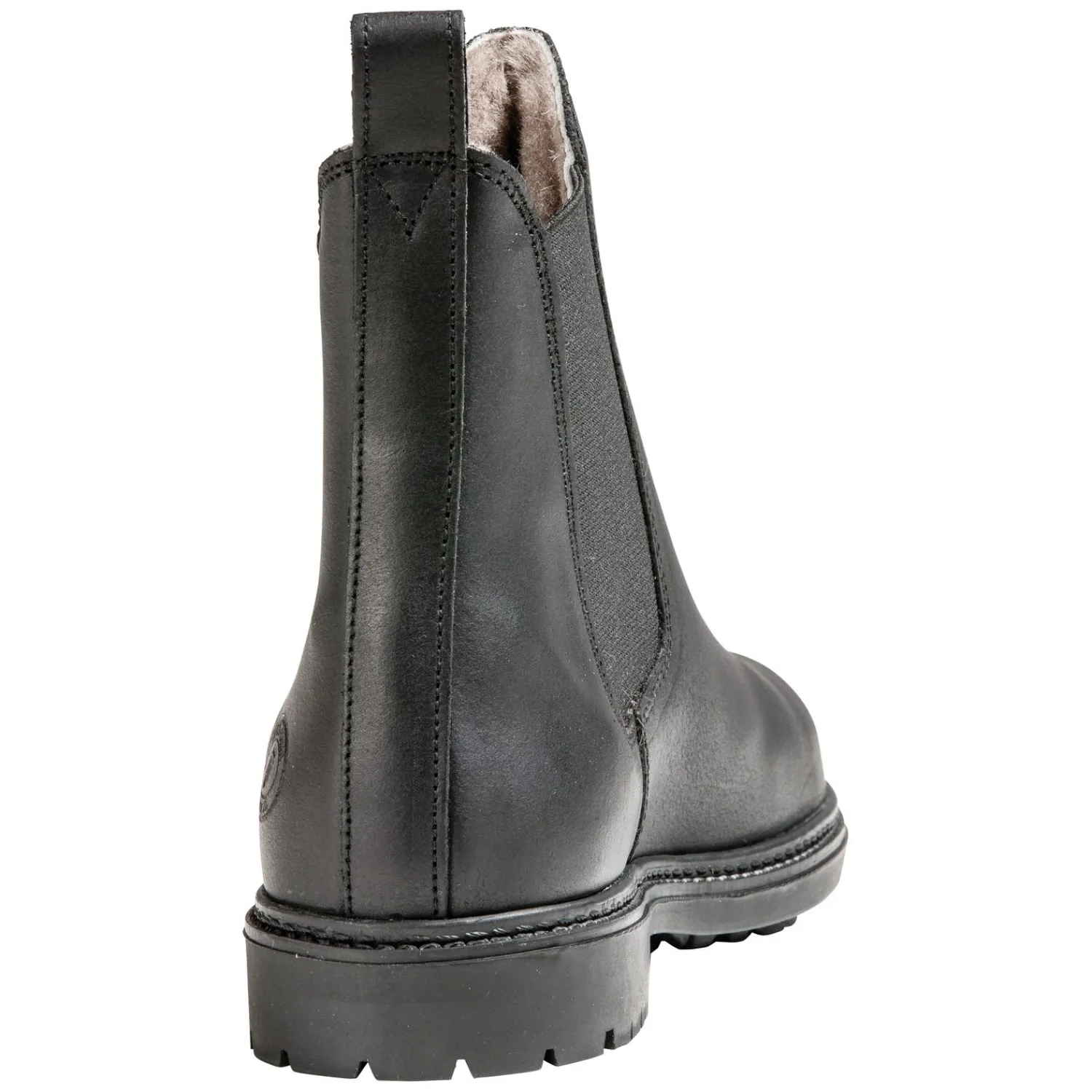 Loesdau Reitstiefeletten|Winterreitstiefel & -Schuhe<Fettleder-Jodhpurstiefel mit Lammfell