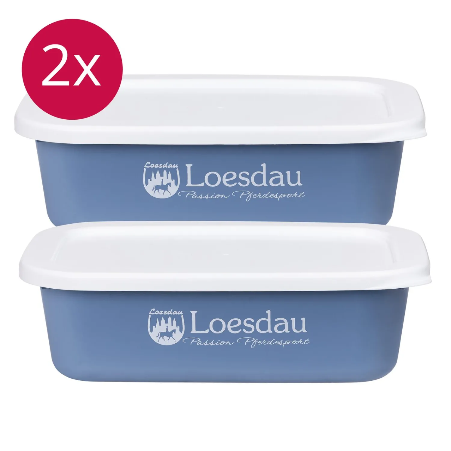 Loesdau Vorteils-Sets<-Set - Futterbox eckig mit Deckel
