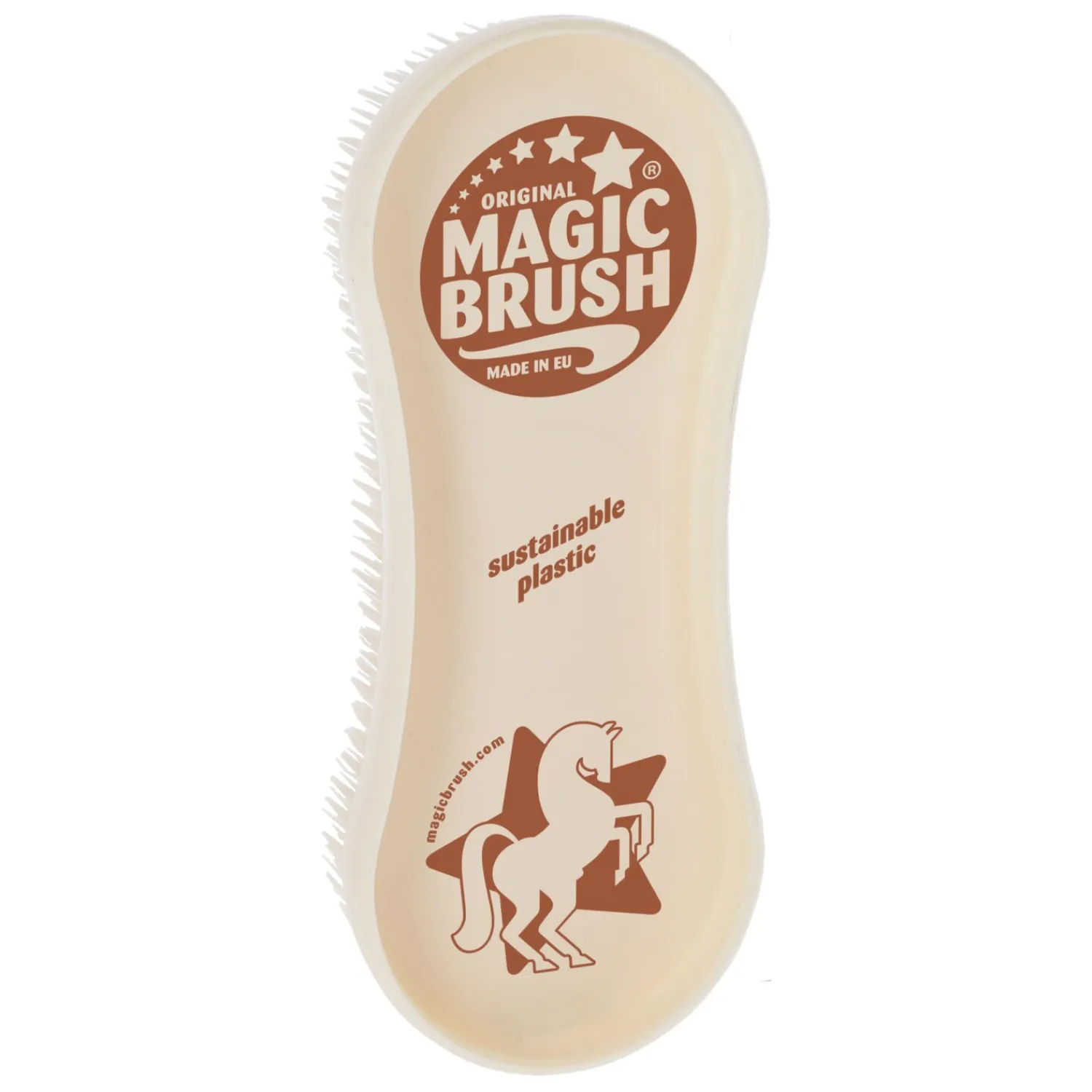 Loesdau Pferdeputzzeug<MagicBrush Bürste Nature