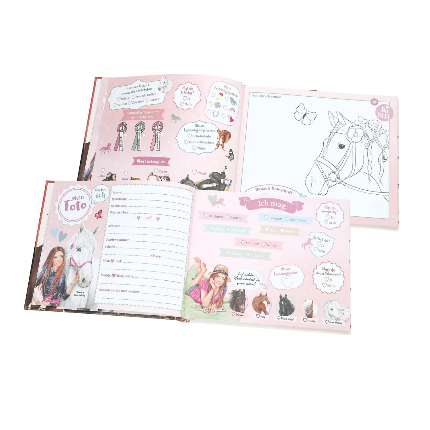 Loesdau Geschenke Für Reiter<Miss Melody Freundebuch Motiv 2