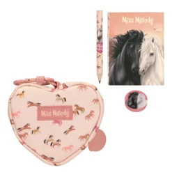 Loesdau Geschenke Für Reiter|Taschen<Miss Melody Herztasche mit Schreibset