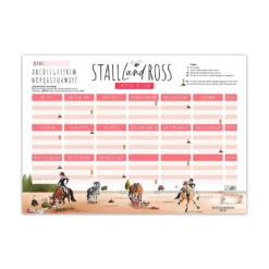 Loesdau Geschenke Für Reiter<mrs. RIDE Spielblock Stall - Land - Ross, Dressur Edition