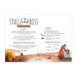 Loesdau Geschenke Für Reiter<mrs. RIDE Spielblock Stall - Land - Ross, Western Edition