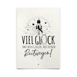 Loesdau Geschenke Für Reiter<mrs. RIDE Strohpapier-Postkarten