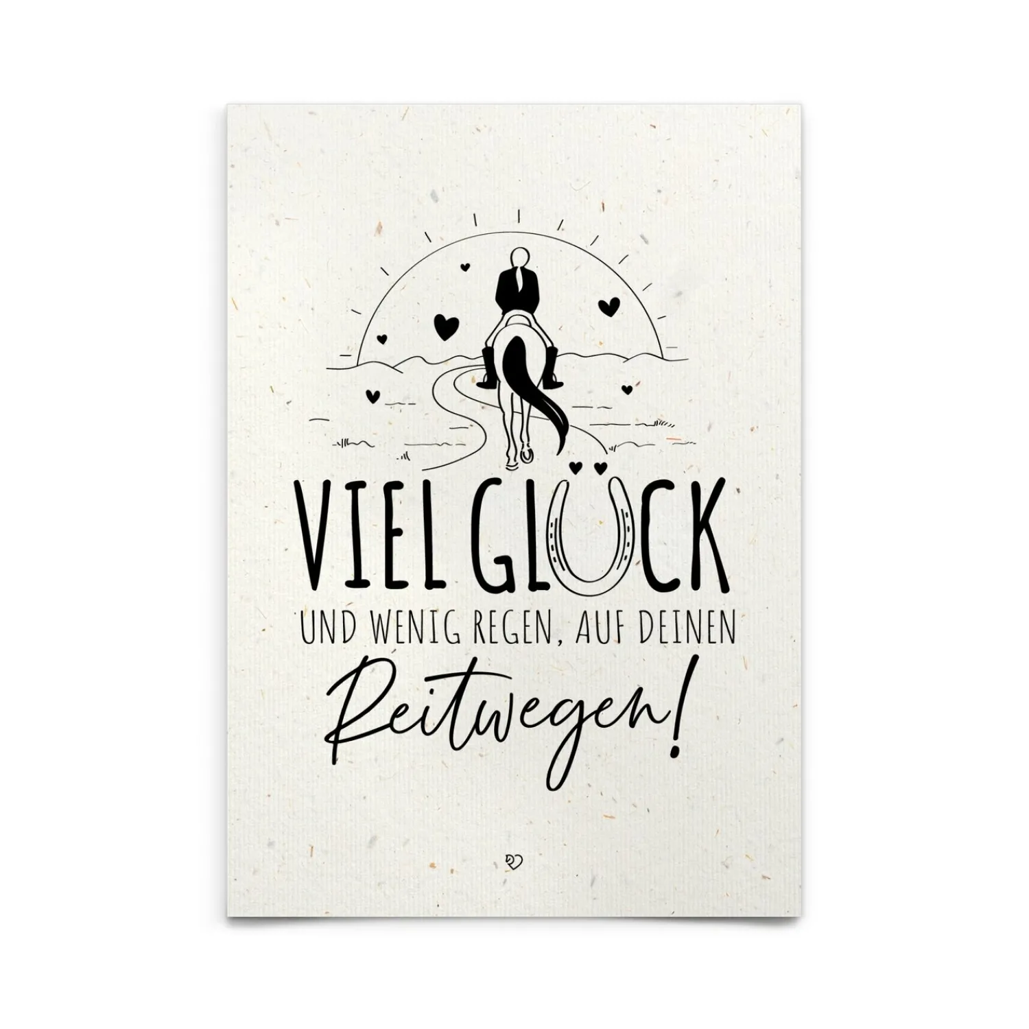 Loesdau Geschenke Für Reiter<mrs. RIDE Strohpapier-Postkarten