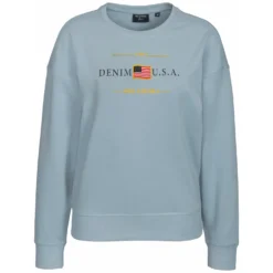 Herren Loesdau Pullover & Hoodies<OKLAHOMA Jeans Sweatshirt