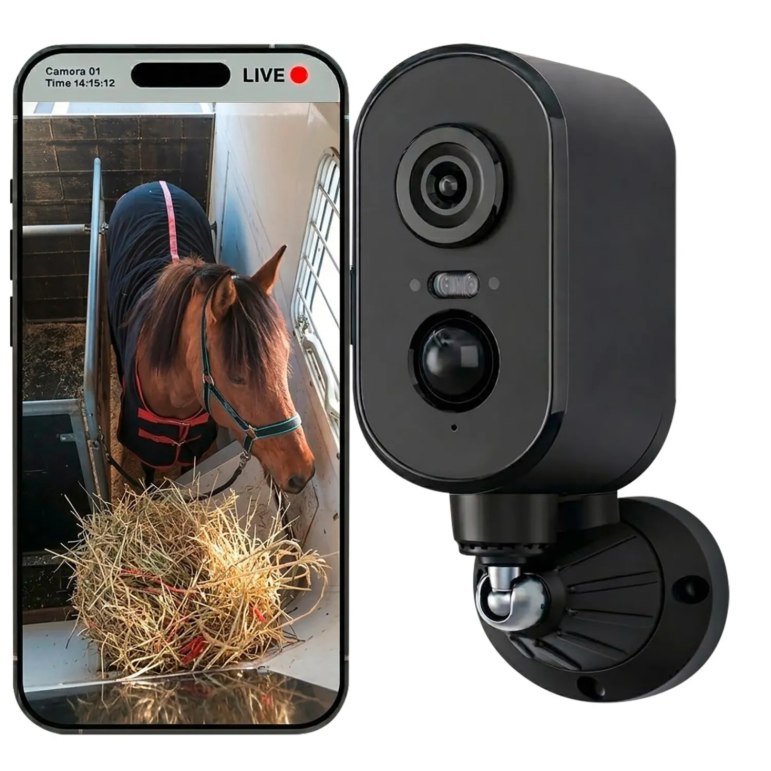 Loesdau Weidezaunzubehör|Weiteres Stallzubehör<PetTec Stallkamera PetCam 4G/LTE ohne WLAN
