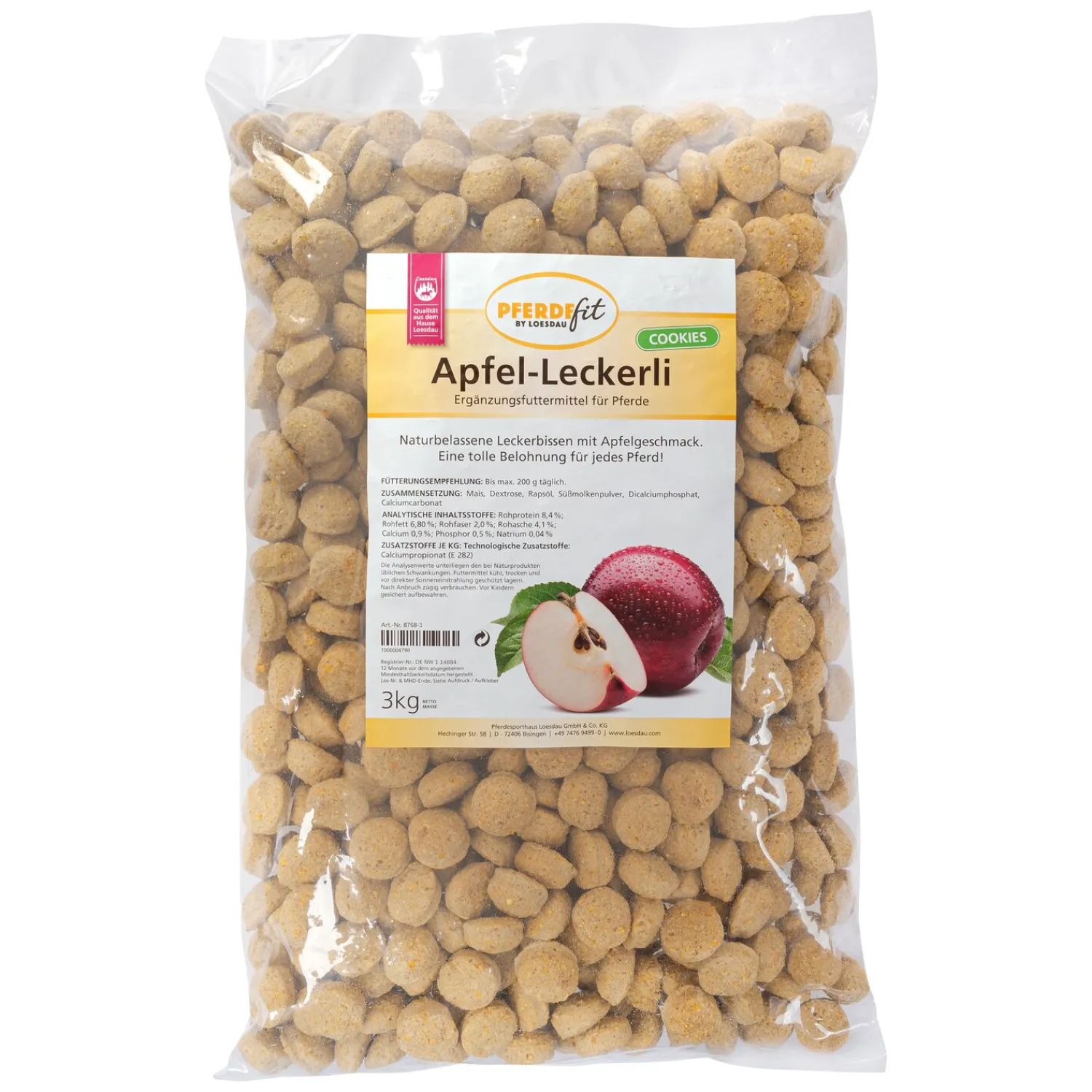 Loesdau Pferdeleckerlies<PFERDEfit by Apfel-Leckerli