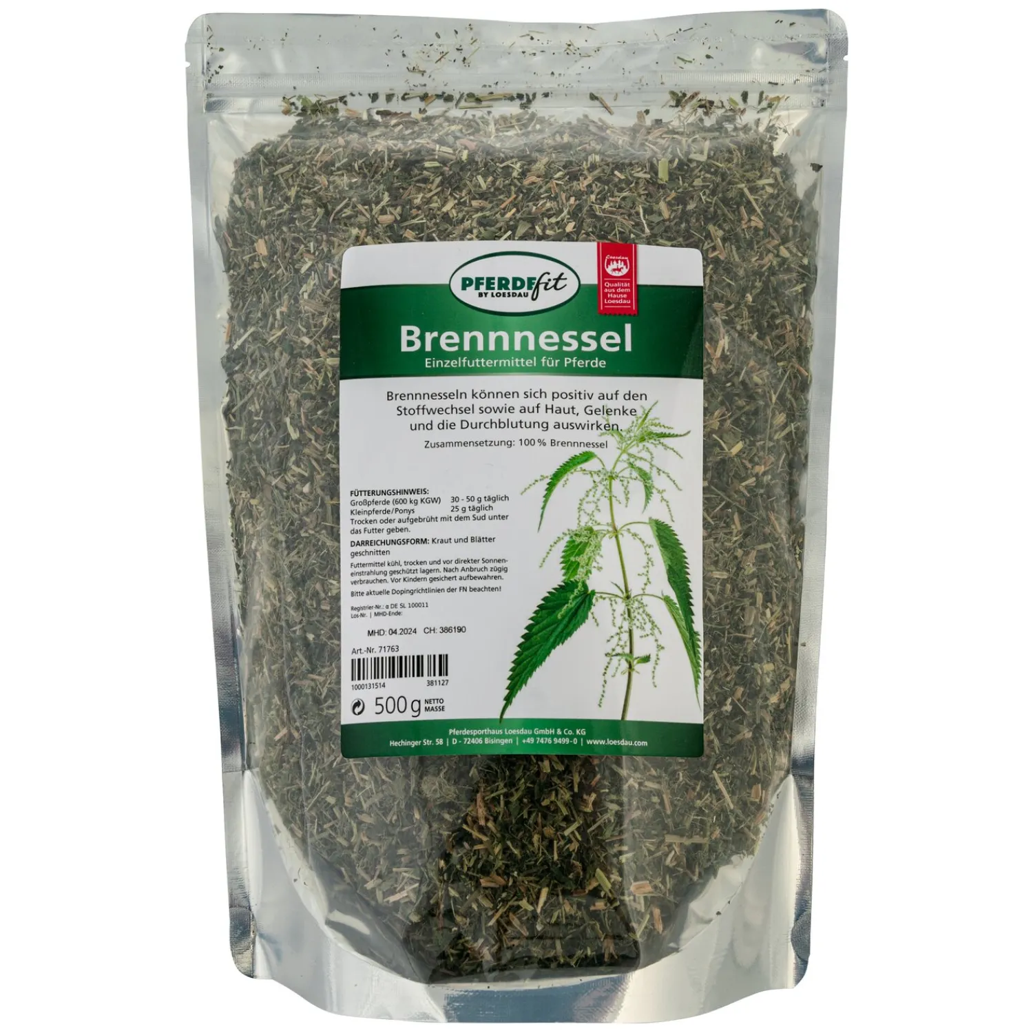 Loesdau Zusatz- Und Mineralfutter<PFERDEfit by Brennnessel