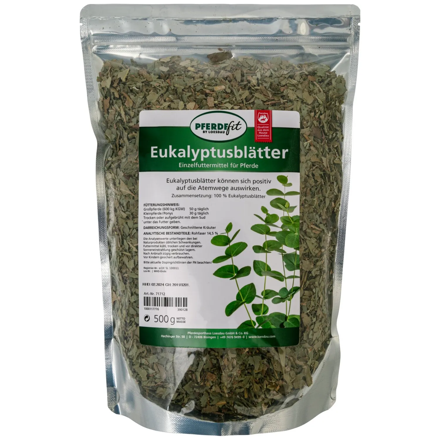 Loesdau Zusatz- Und Mineralfutter<PFERDEfit by Eukalyptusblätter