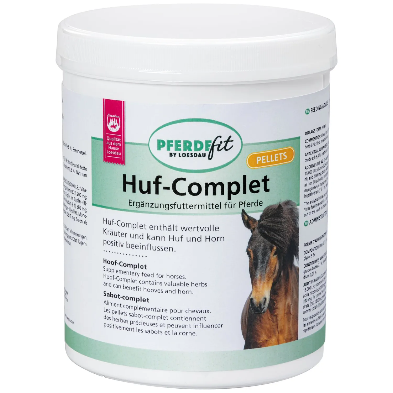 Loesdau Zusatz- Und Mineralfutter<PFERDEfit by Huf-Complet pelletiert