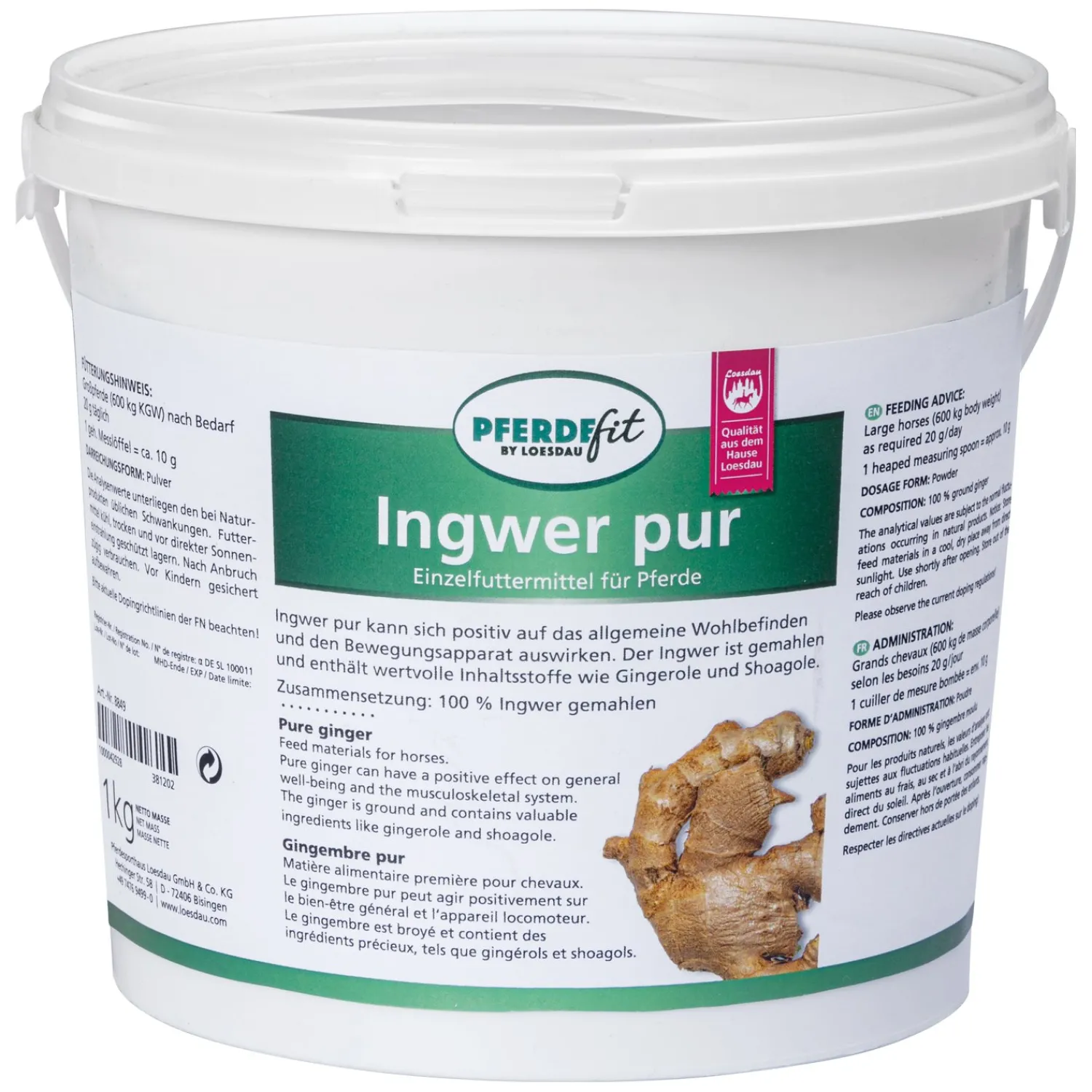 Loesdau Zusatz- Und Mineralfutter<PFERDEfit by Ingwer pur