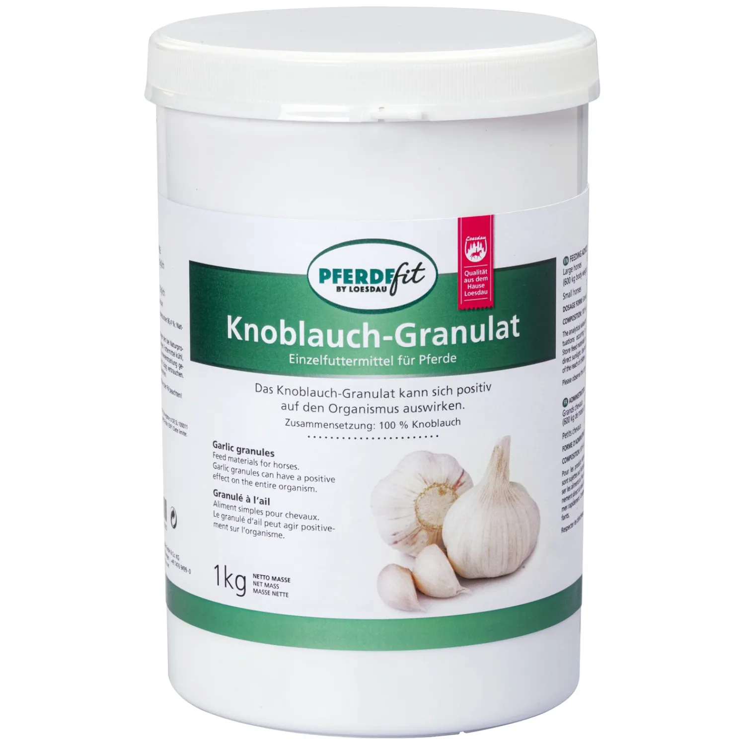 Loesdau Zusatz- Und Mineralfutter|Zusatzfutter<PFERDEfit by Knoblauchgranulat