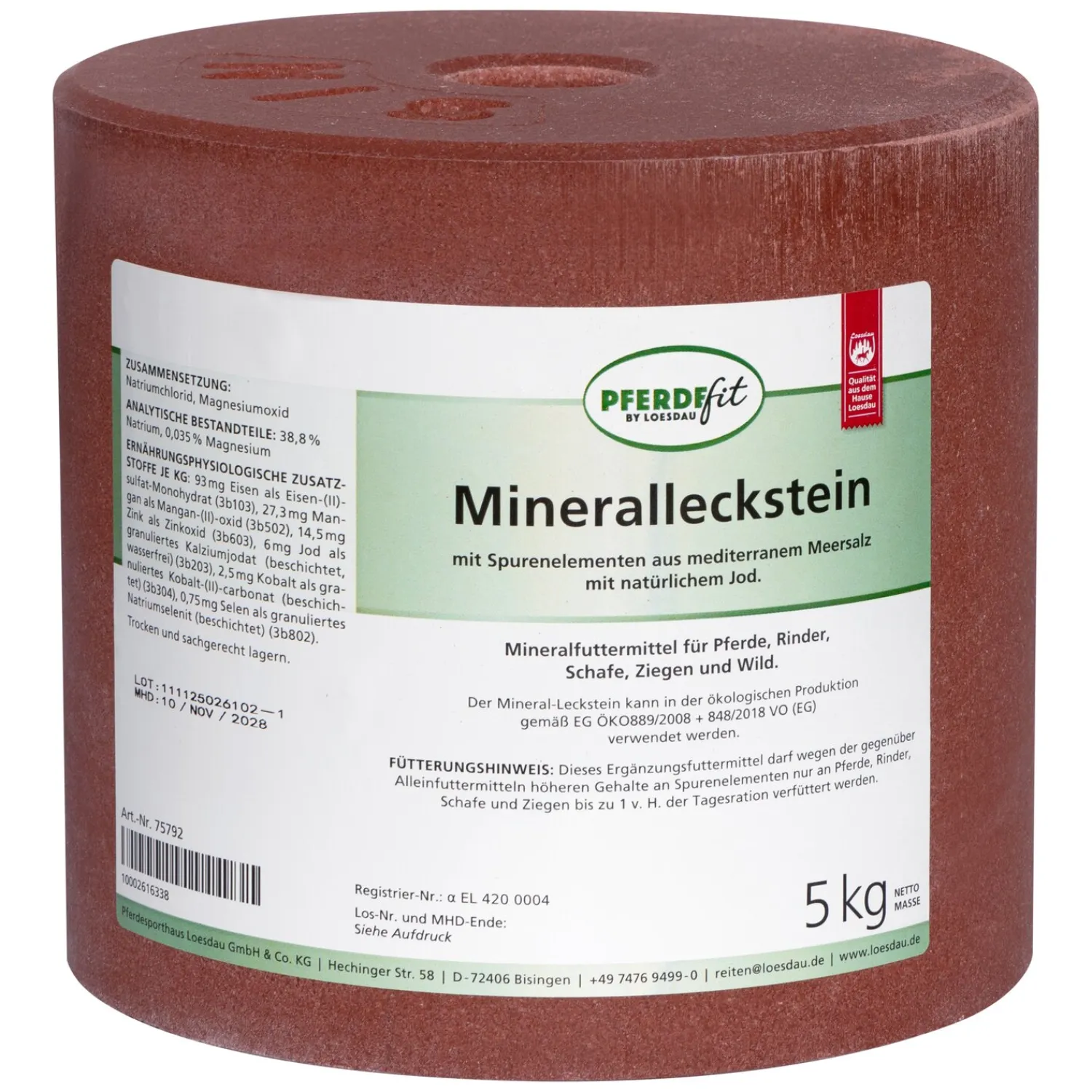 Loesdau Lecksteine<PFERDEfit by Mineralleckstein