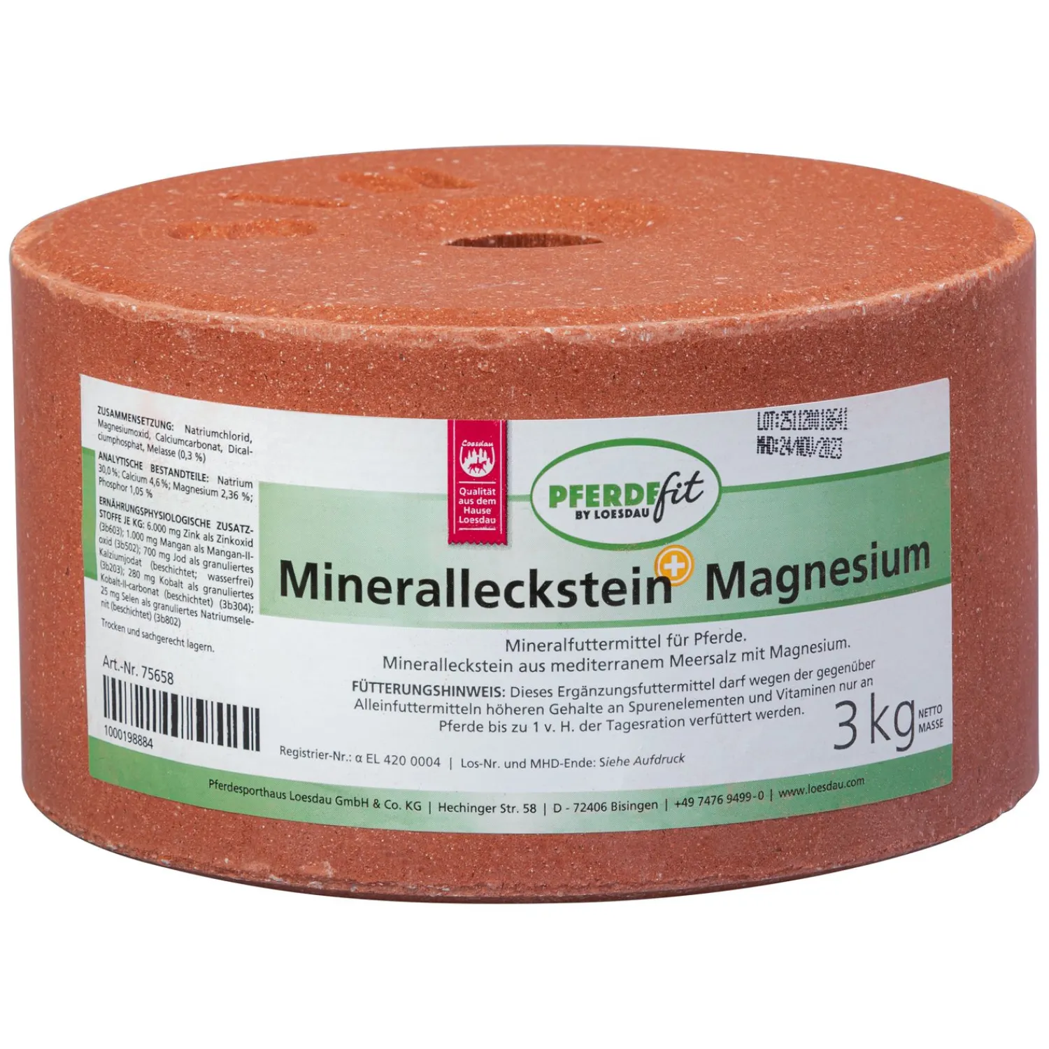 Loesdau Lecksteine<PFERDEfit by Mineralleckstein Plus Magnesium