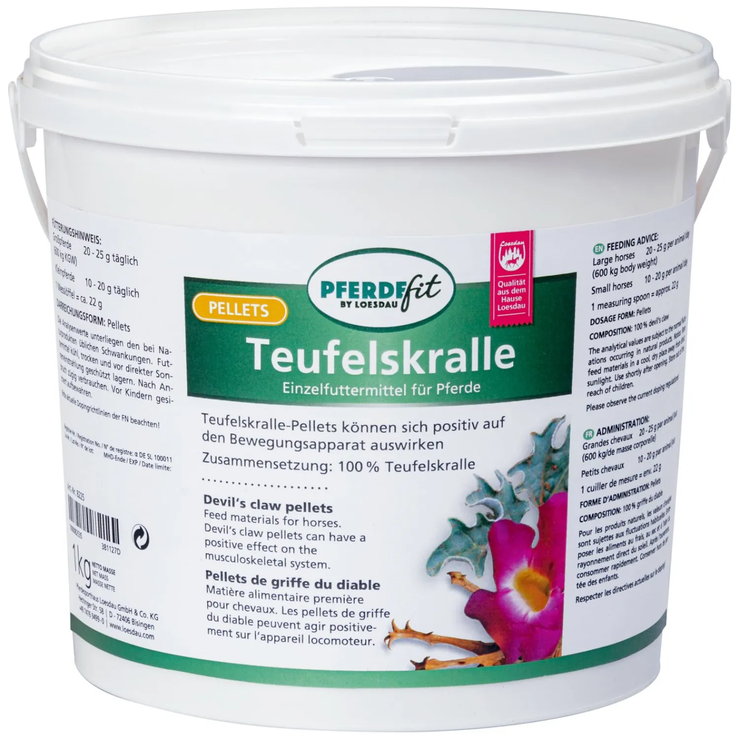 Loesdau Zusatz- Und Mineralfutter<PFERDEfit by Teufelskralle Pellets