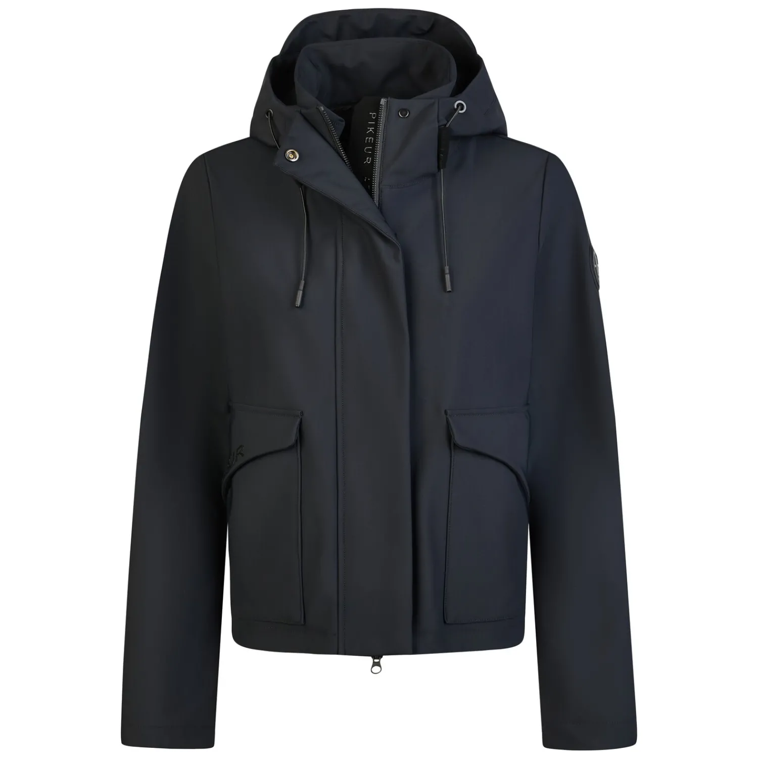 Damen PIKEUR Reitjacken<Athleisure Softshelljacke mit Kapuze