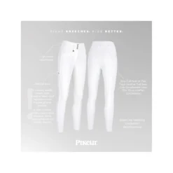 Damen PIKEUR Reithosen<Highwaist Grip-Gesäßeinsatz-Reithose New Candela Grip