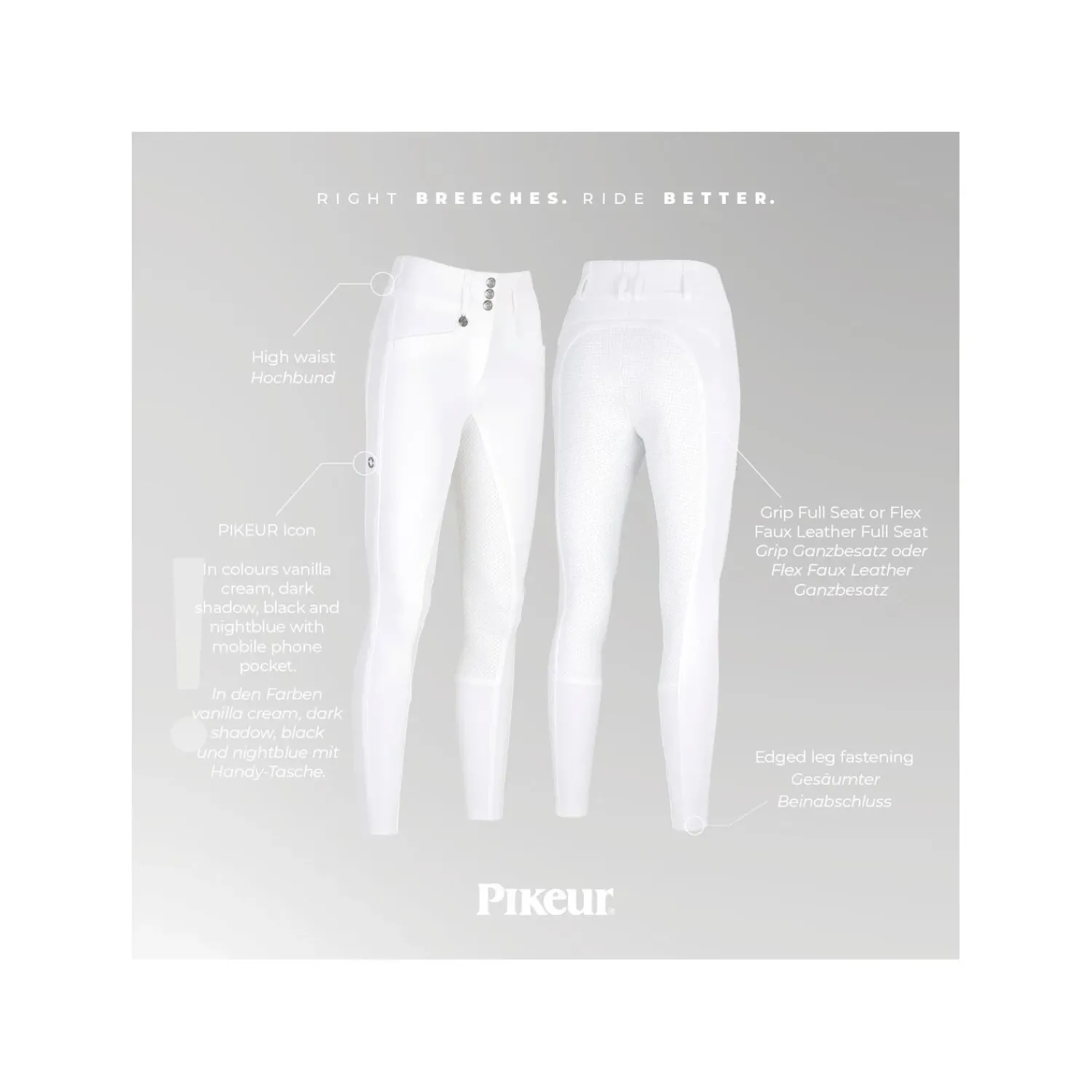 Damen PIKEUR Reithosen<Reithose New Candela FFL Sports Collection