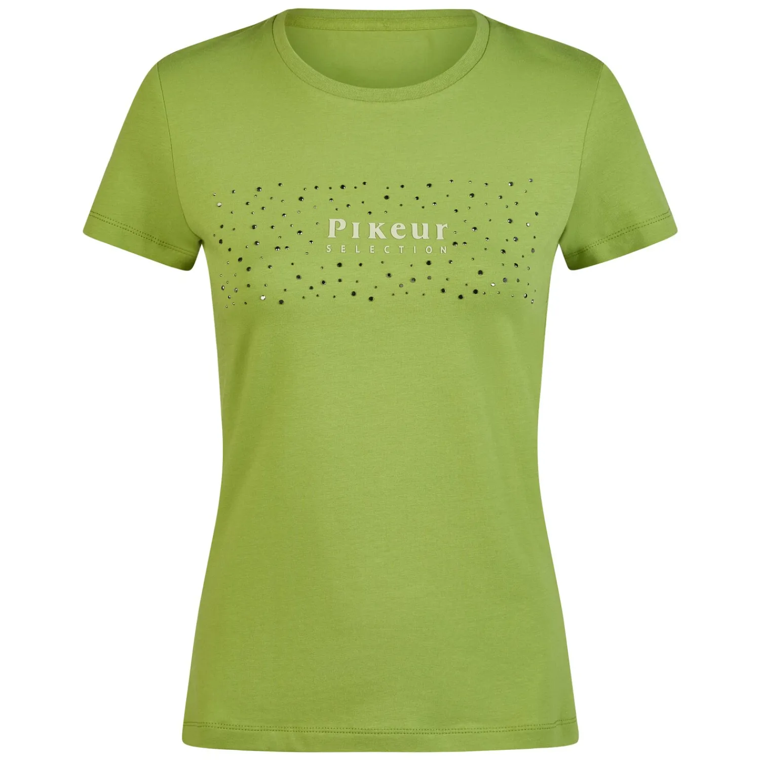 Damen PIKEUR Polo & T-Shirts<Selection Baumwollshirt mit Rundhals COTTON
