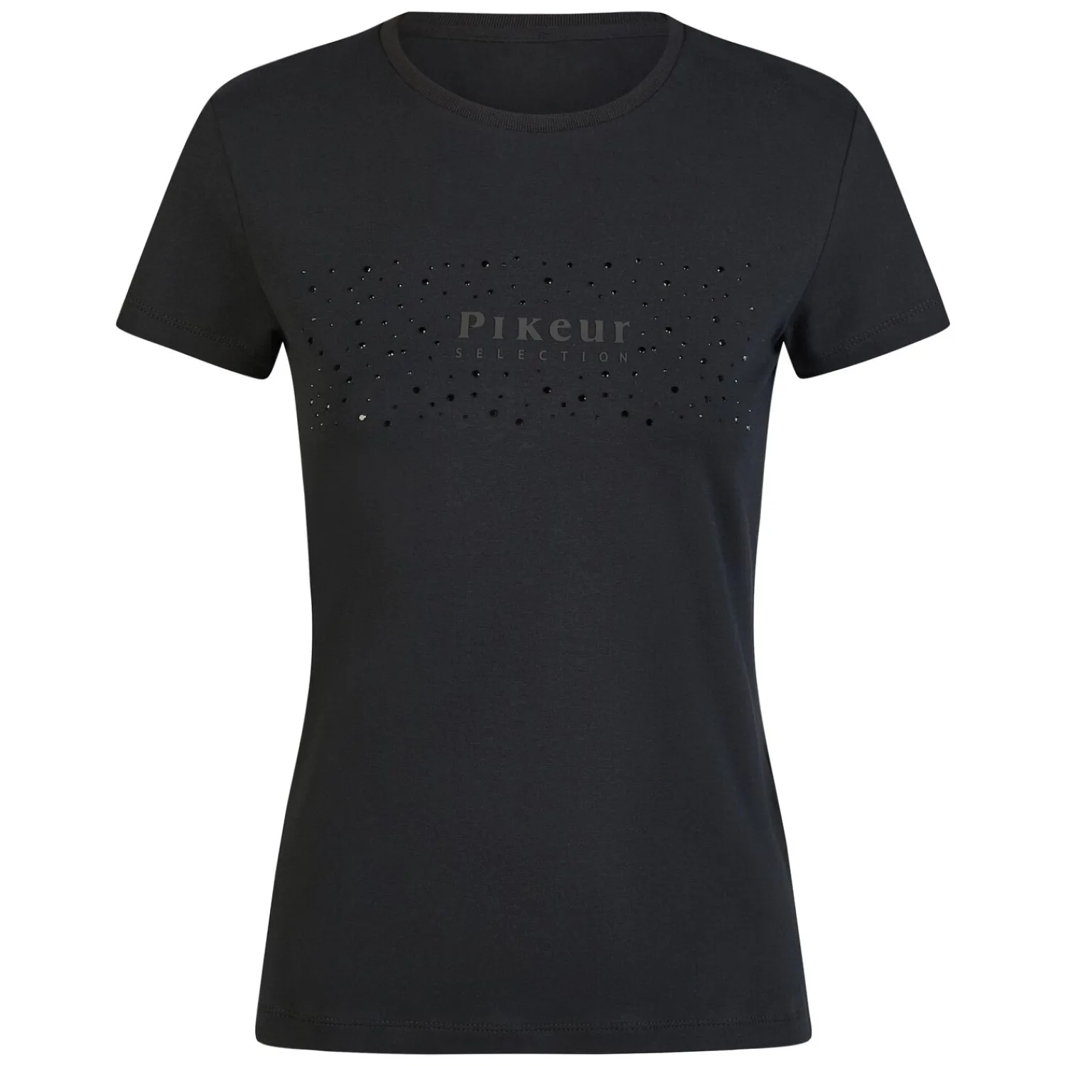 Damen PIKEUR Polo & T-Shirts<Selection Baumwollshirt mit Rundhals COTTON
