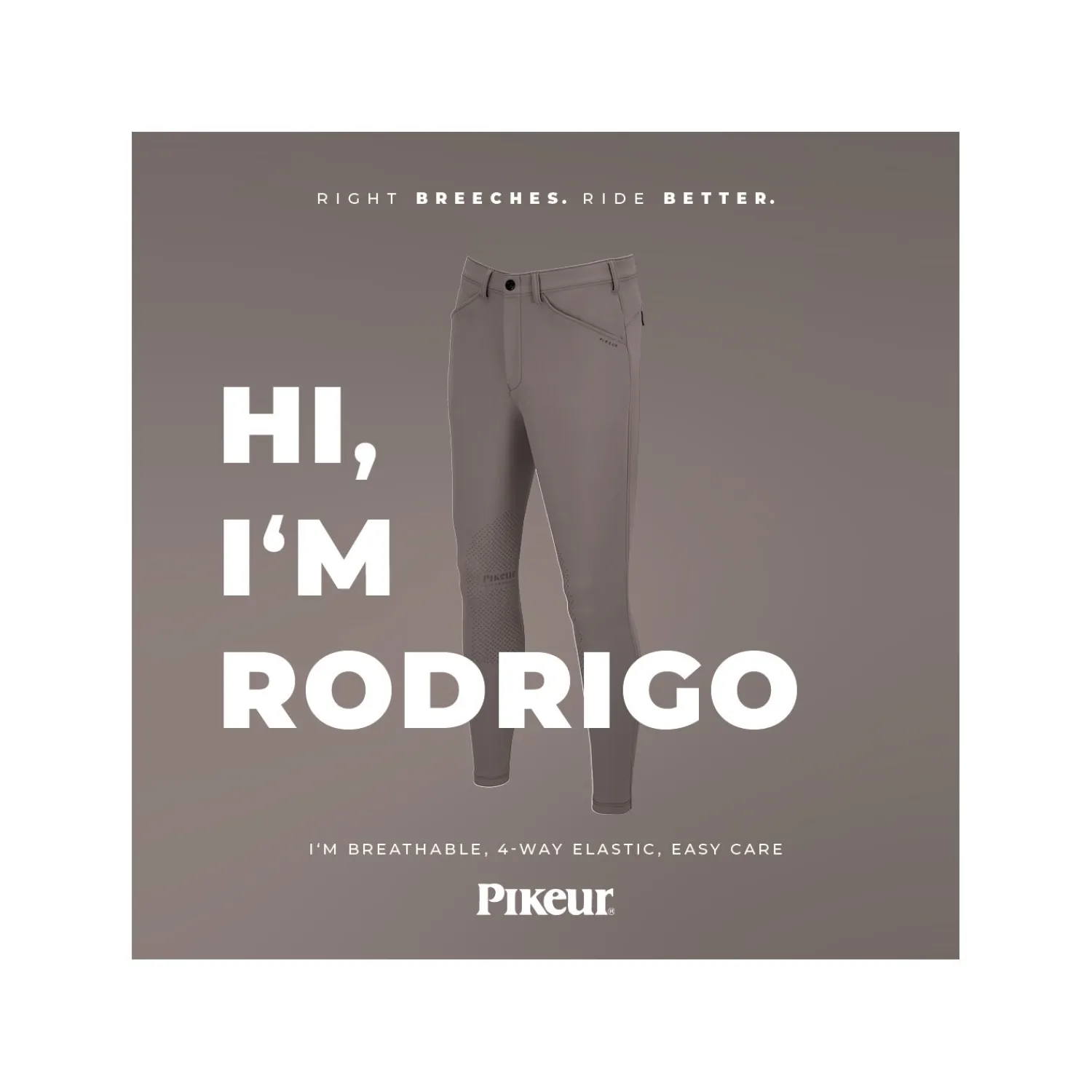Herren PIKEUR Reithosen<Sports Collection Kniebesatz-Reithose New Rodrigo KN, für Herren