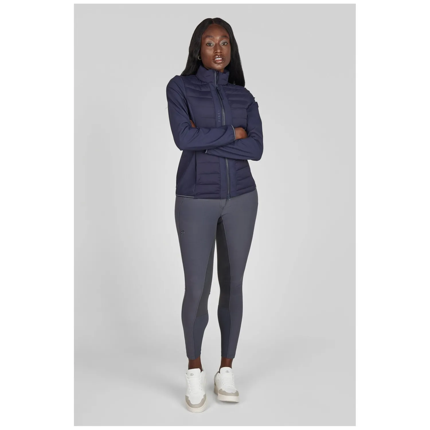 Damen PIKEUR Reitjacken<Sports Hybridjacke mit Stehkragen