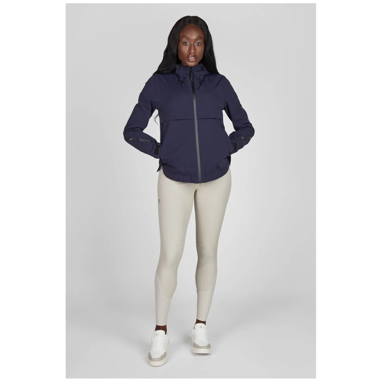 Damen PIKEUR Reitjacken<Sports Regenjacke mit Kapuze