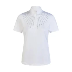Damen PIKEUR Turnierbekleidung<Sports Rhinestone-Turniershirt THE CORE