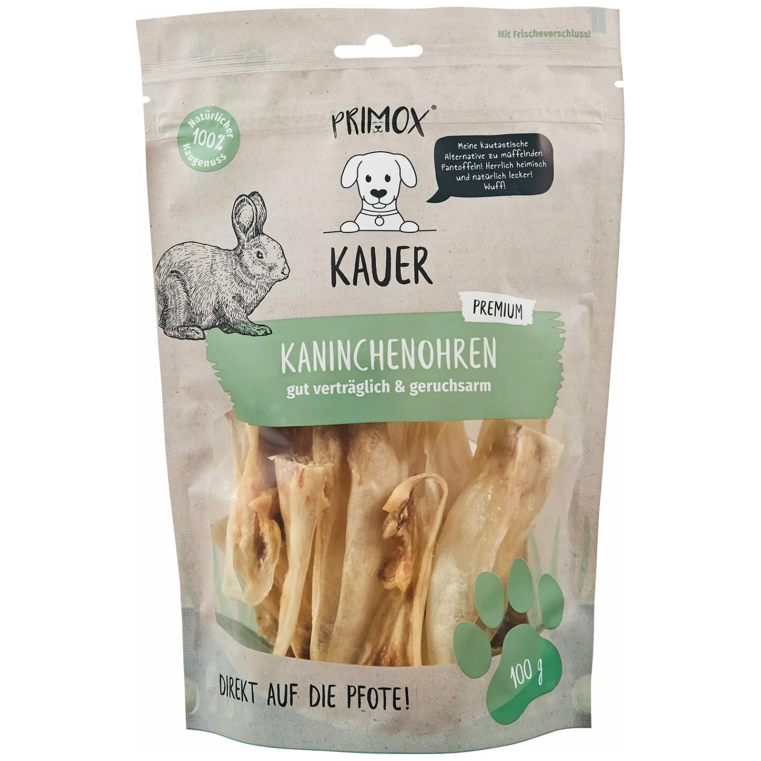 Loesdau Hundesnacks<PRIMOX Kaninchenohren